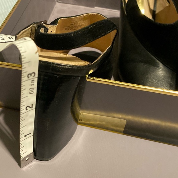 Louise et Cie black platform heel with ankle strap - Picture 5 of 8